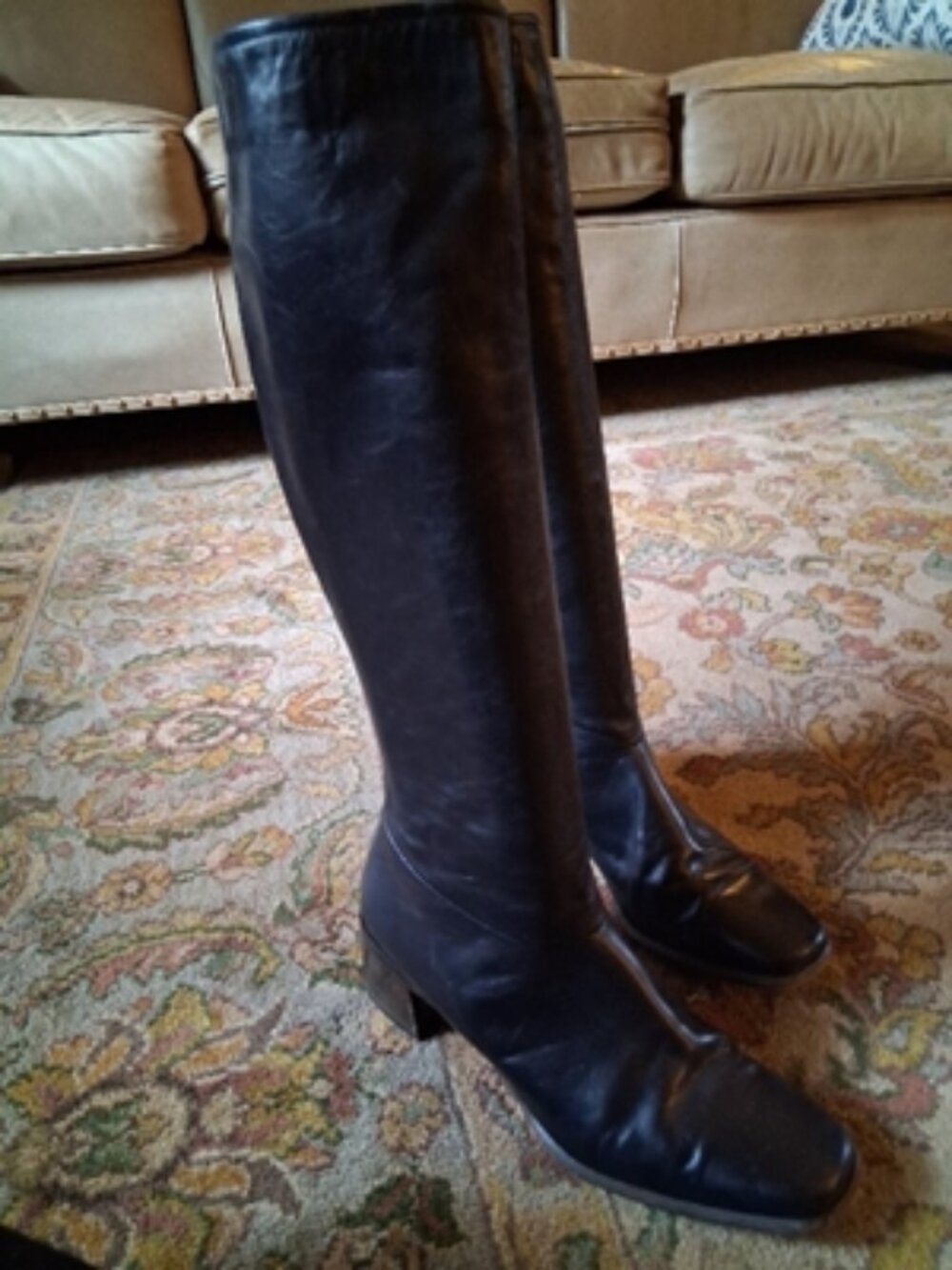 Fratelli Rossetti Womens Knee High Calf Leather Boots size 9.5 - Picture 6 of 7